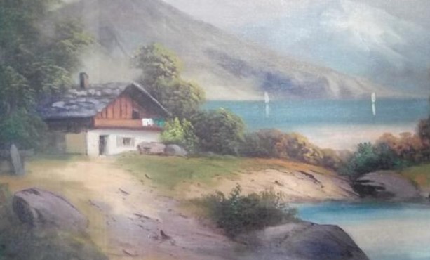 산이 있는 호수의 집 (1910)